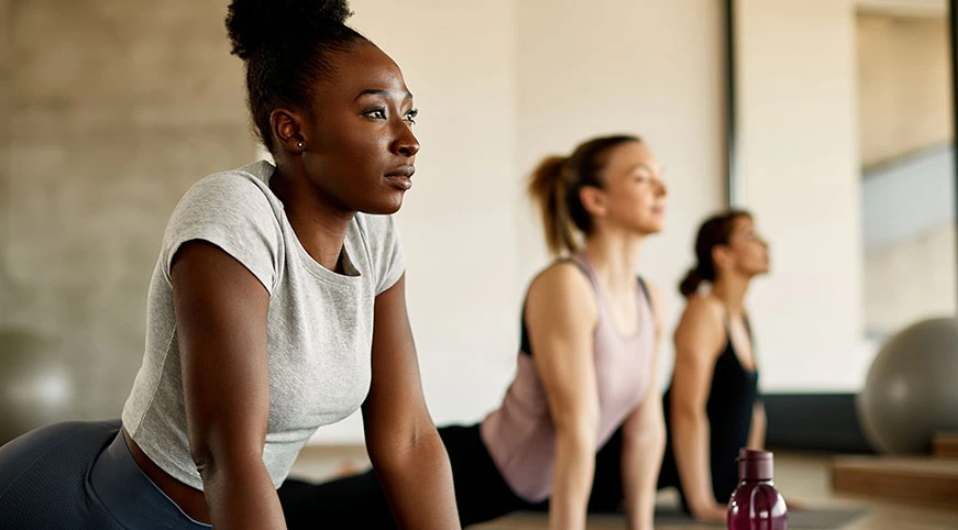 AI-powered workout plans and fitness solutions interface